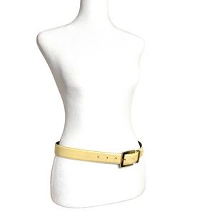 Amanda Smith 36" Women’s Genuine Snakeskin and Gold-tone Belt